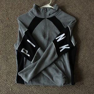 Pink quarter zip